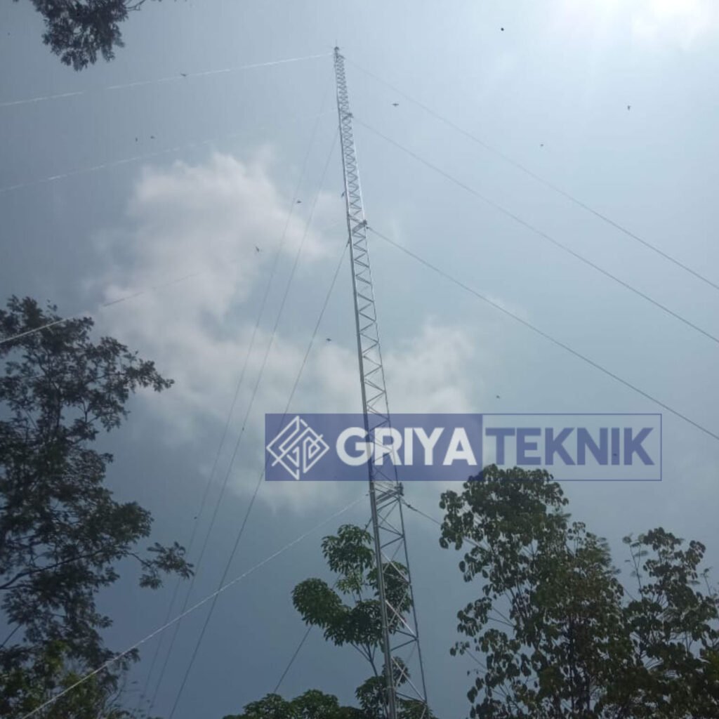 harga Tiang Monopole dan Triangle Aman dari petir 1