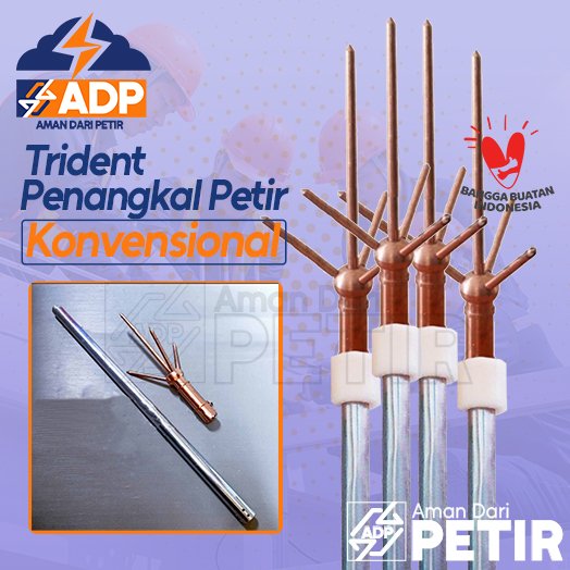 Penangkal Petir Konvensional Trisula -1